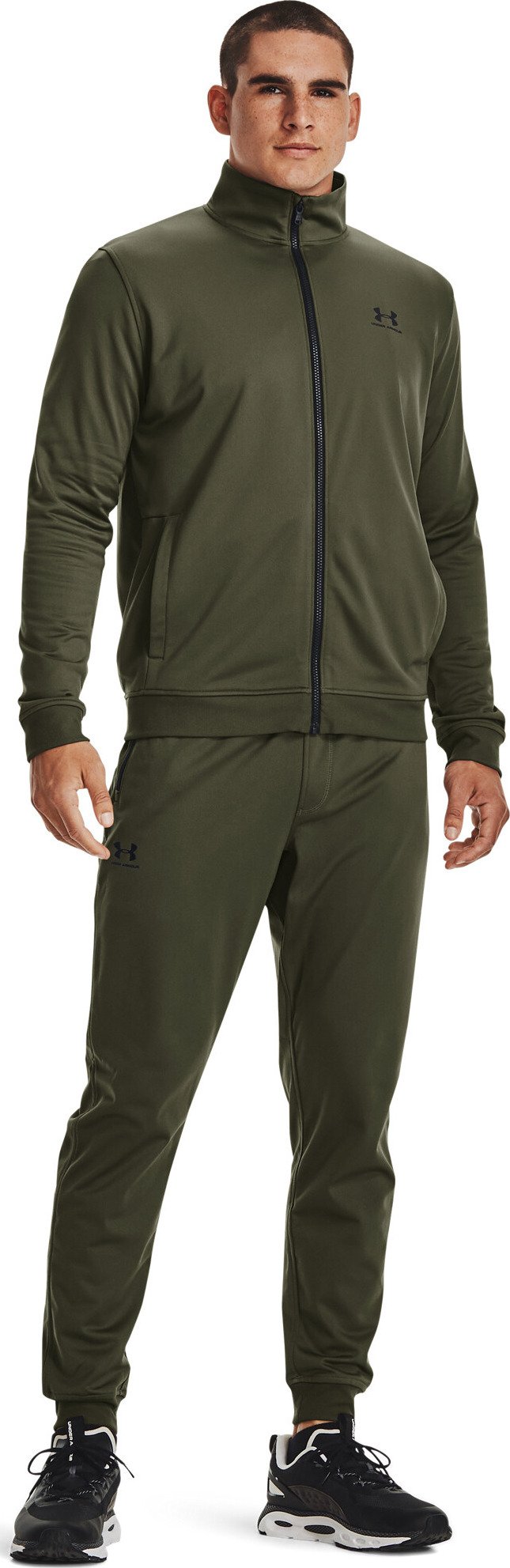 Under Armour Sportstyle Tricot herr jacka, marine od green