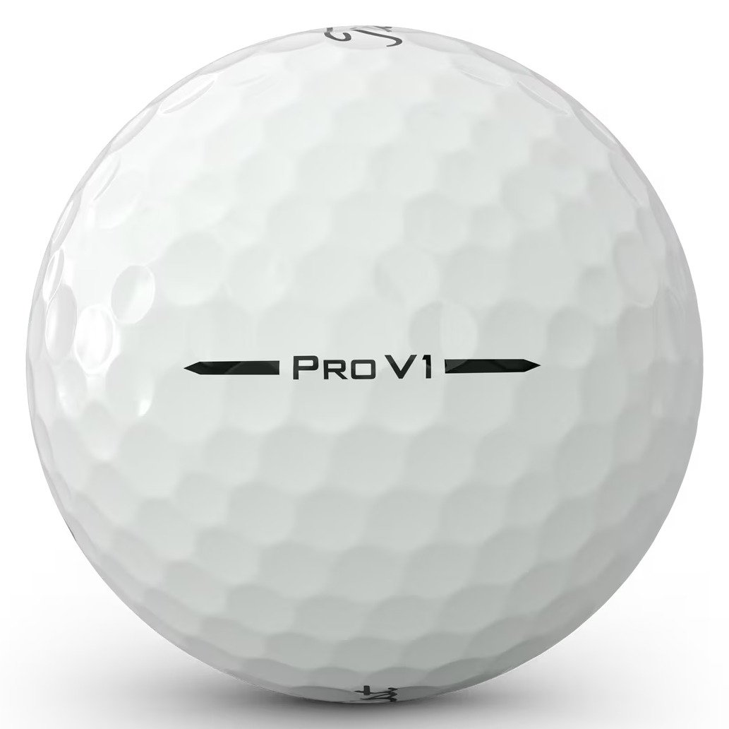 Titleist Pro V1 golfbollar, text färg: svart, standard_numbering_1-4, Text: X - 3 bollar