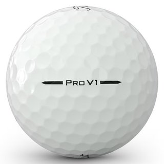 Titleist Pro V1 golfbollar, text färg: svart, standard_numbering_1-4, Text: X - 3 bollar