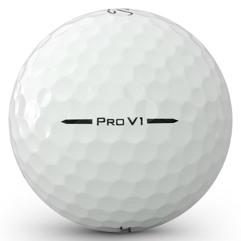 Titleist Pro V1 golfbollar, text färg: svart, standard_numbering_1-4, Text: X - 3 bollar