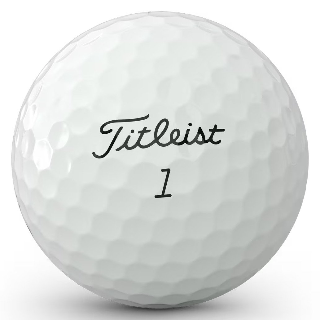 Titleist Pro V1 golfbollar, text färg: svart, standard_numbering_1-4, Text: X - 3 bollar