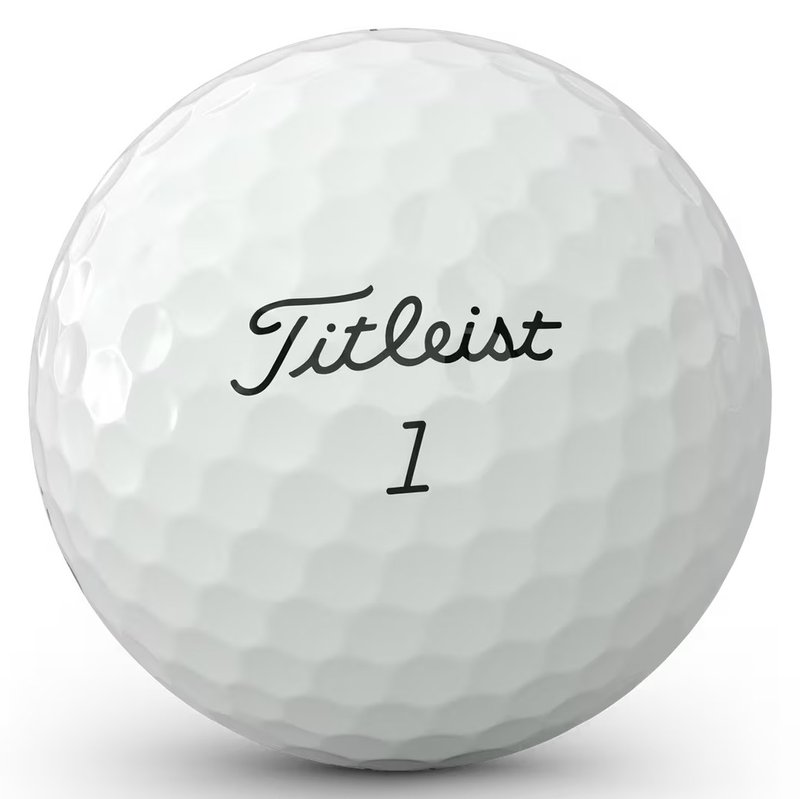 Titleist Pro V1 golfbollar, text färg: svart, standard_numbering_1-4, Text: X - 3 bollar