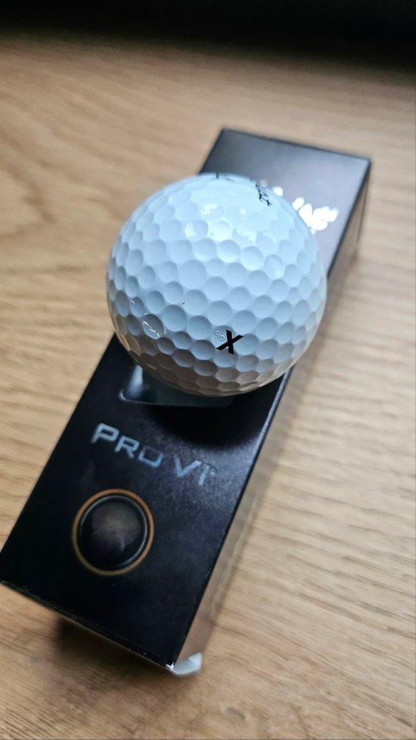 Titleist Pro V1 golfbollar, text färg: svart, standard_numbering_1-4, Text: X - 3 bollar