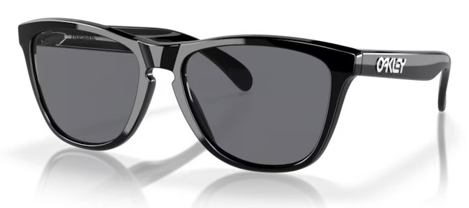 Oakley Frogskins Polished Black w/ Grey solglasögon