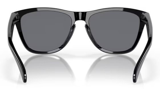 Oakley Frogskins Polished Black w/ Grey solglasögon