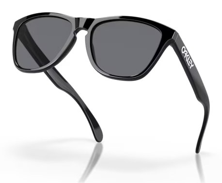 Oakley Frogskins Polished Black w/ Grey solglasögon