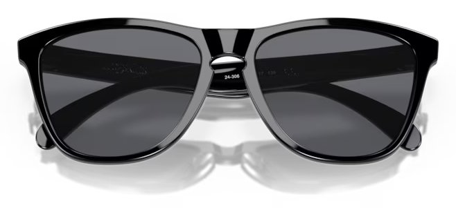 Oakley Frogskins Polished Black w/ Grey solglasögon