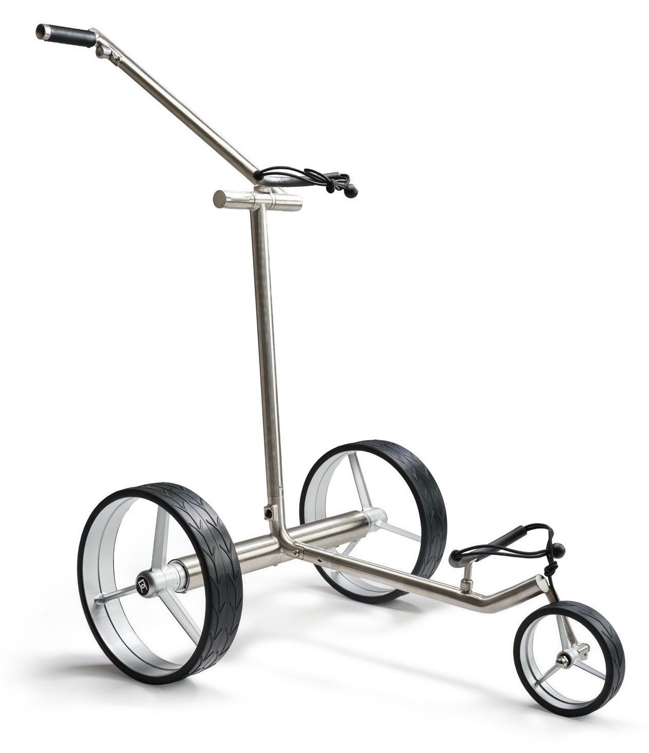 Davies Caddy Premium L Brush elektrisk trolley, silver