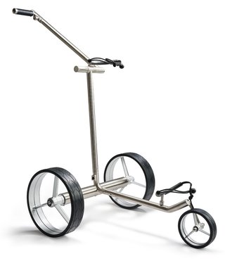 Davies Caddy Premium L Brush elektrisk trolley, silver