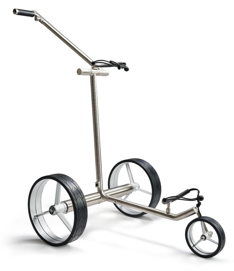 Davies Caddy Premium L Brush elektrisk trolley, silver