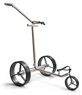 Davies Caddy Premium L Brush elektrisk trolley, silver