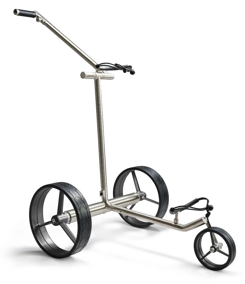 Davies Caddy Premium L Brush elektrisk trolley, silver