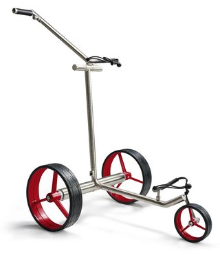 Davies Caddy Premium L Brush elektrisk trolley, silver