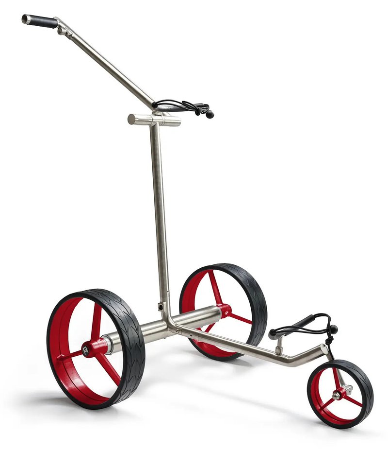 Davies Caddy Premium L Brush elektrisk trolley, silver