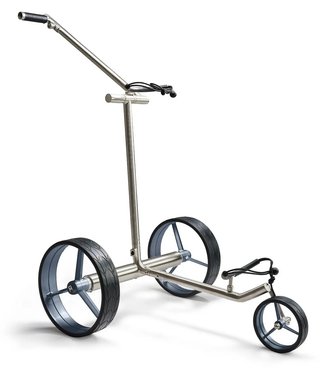 Davies Caddy Premium L Brush elektrisk trolley, silver