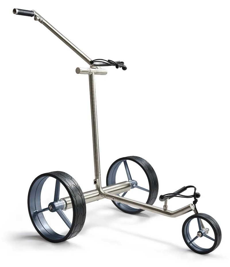 Davies Caddy Premium L Brush elektrisk trolley, silver