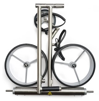 Davies Caddy Premium L Brush elektrisk trolley, silver