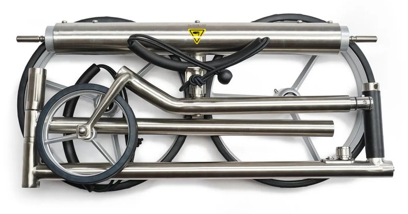 Davies Caddy Premium L Brush elektrisk trolley, silver