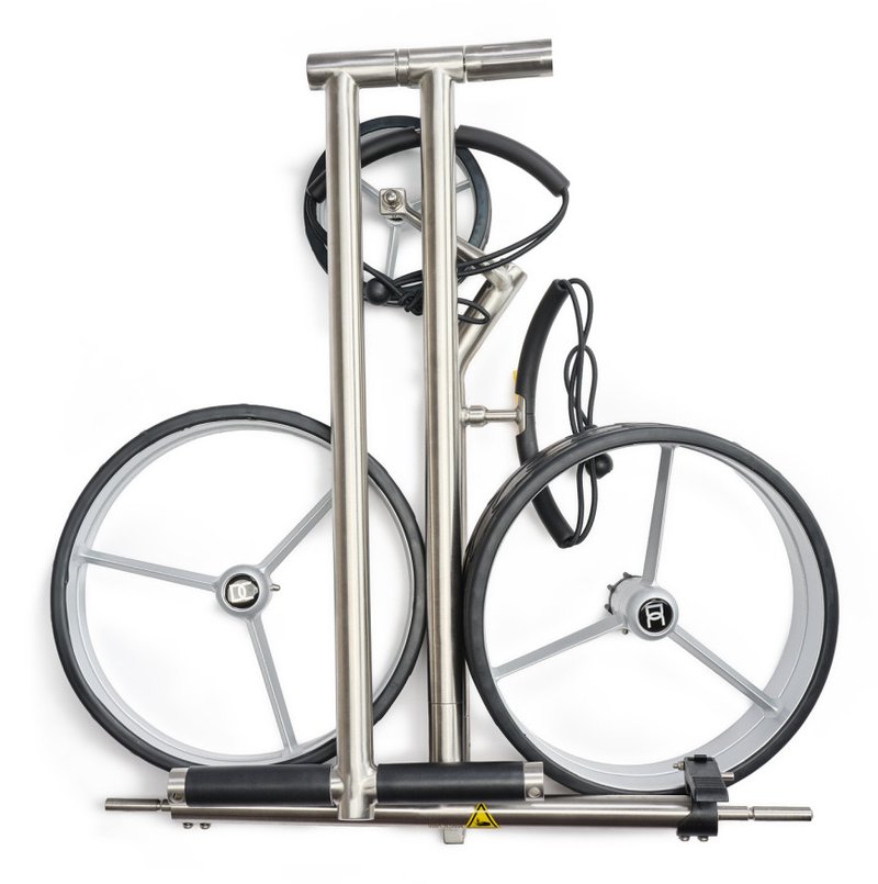 Davies Caddy Elegant manuell vagn, brush/black star wheels