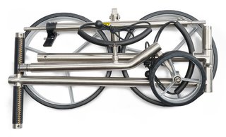 Davies Caddy Elegant manuell vagn, brush/black star wheels