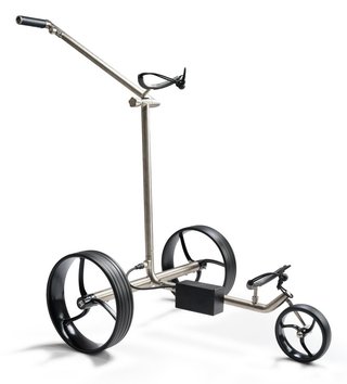 Davies Caddy Titan elektrisk vagn, grå/svarta hjul