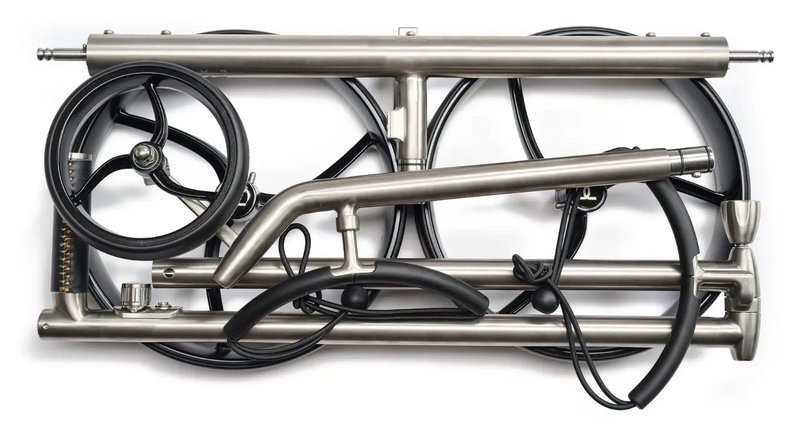 Davies Caddy Titan DHC elektrisk trolley, titanium
