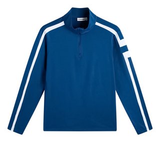 J.Lindeberg Keaton Quarter Zip herr mellanlager, Estate Blue