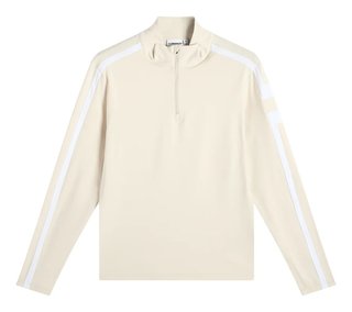J.Lindeberg Keaton Quarter Zip Mid Layer herr mellanlager, Moonbeam