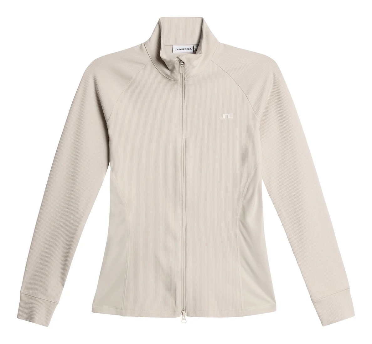 J.Lindeberg Mel Rib Mid Layer dam mellanlager, Moonbeam
