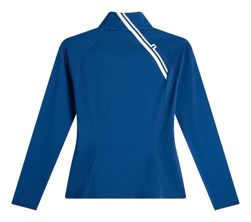 J.Lindeberg Nadu Quarter Zip Mid Layer dam mellanlager, Estate Blue