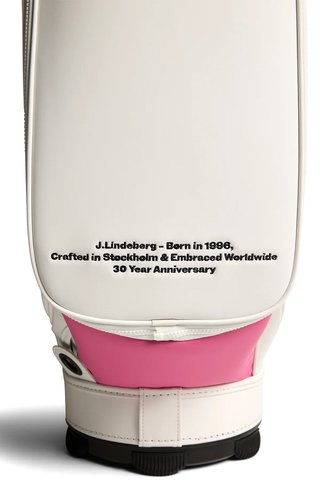 J.Lindeberg 30Y Staff Bag, vit