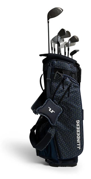 J.Lindeberg JL Flare Printed golfbag, Ladder Estate Navy
