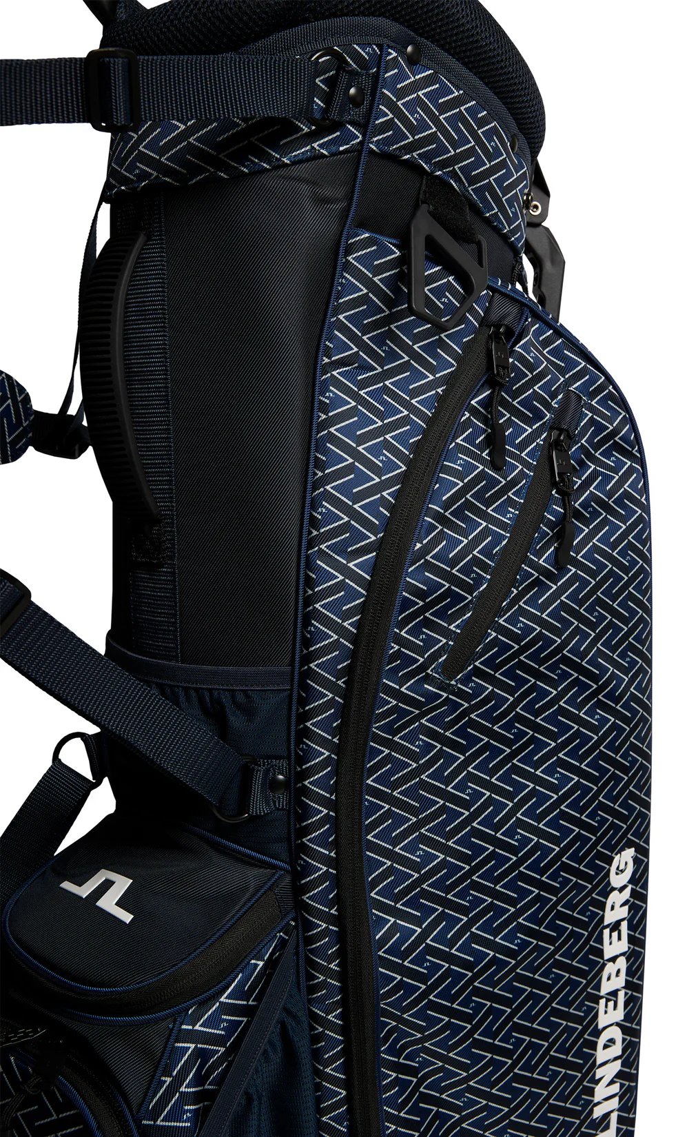 J.Lindeberg JL Flare Printed golfbag, Ladder Estate Navy