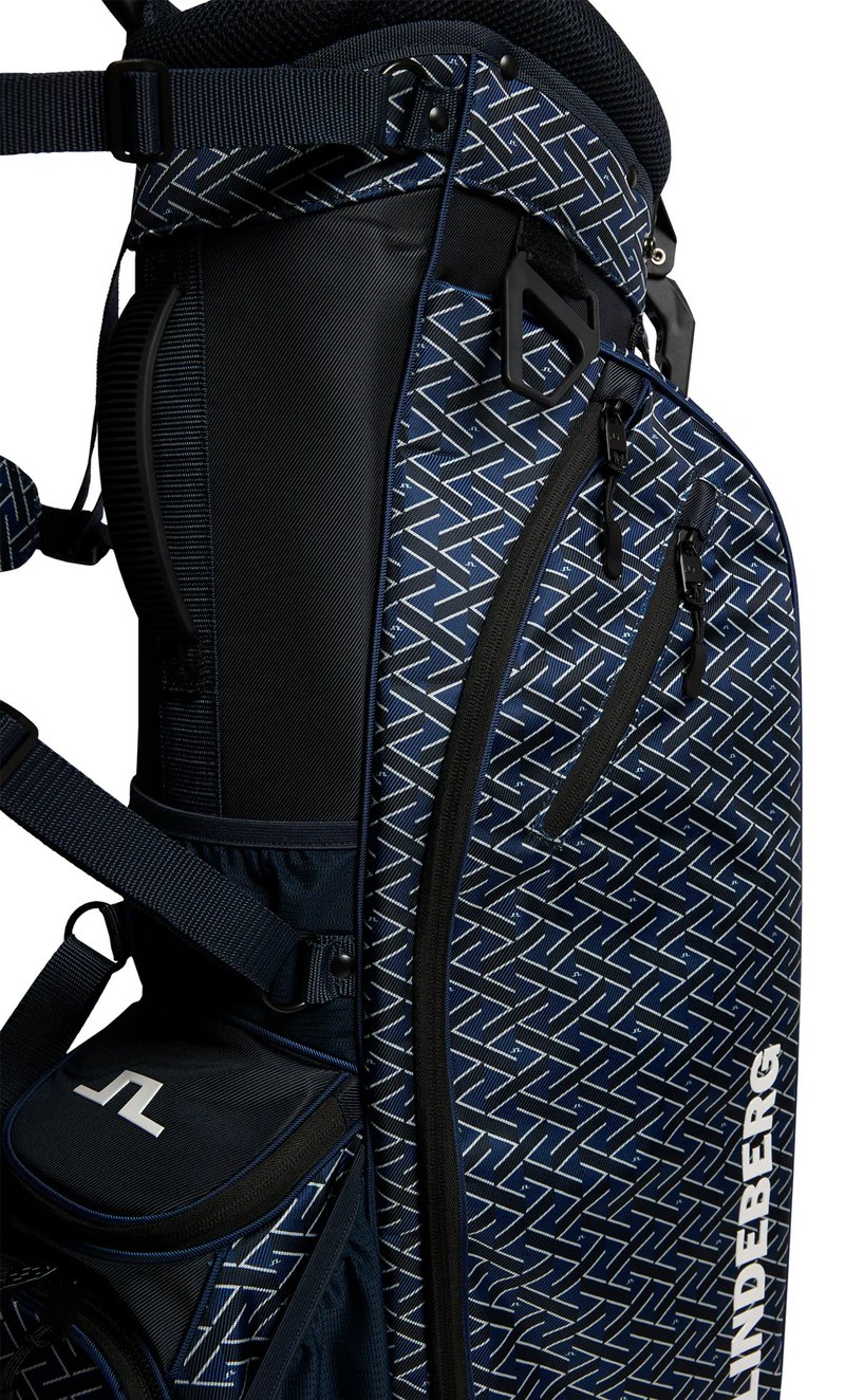 J.Lindeberg JL Flare Printed golfbag, Ladder Estate Navy