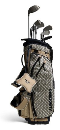 J.Lindeberg JL Flare Printed golfbag, Ladder White Kelp