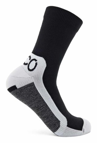 Ecco Tech Sporty Mid-Cut strumpor, svart/vit