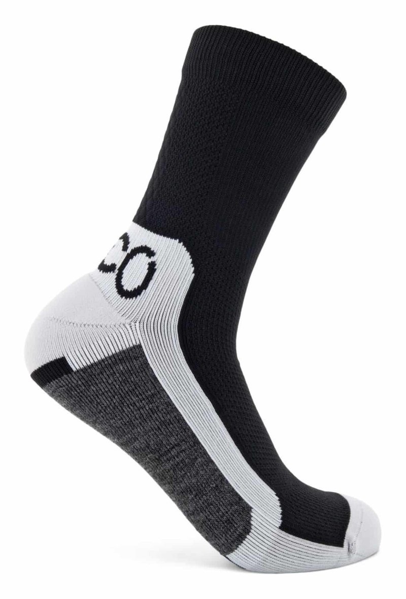 Ecco Tech Sporty Mid-Cut strumpor, svart/vit