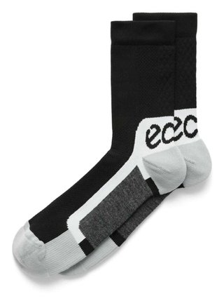 Ecco Tech Sporty Mid-Cut strumpor, svart/vit