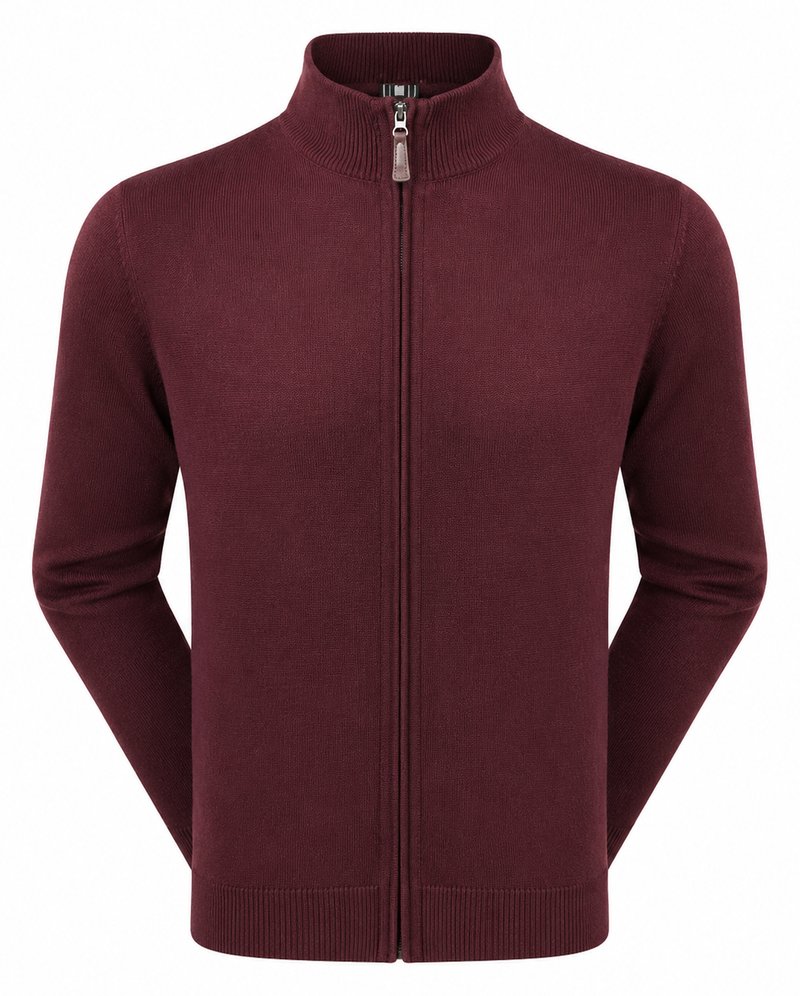 FootJoy drirelease Full-Zip Lined herrtröja, port