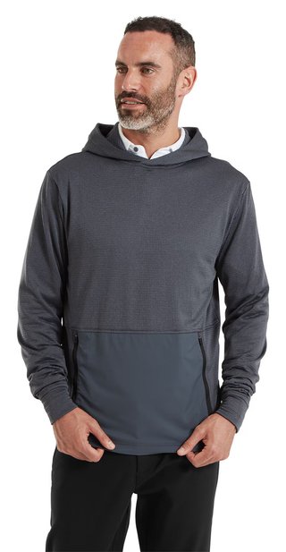 FootJoy ThermoSeries Crossover herr hoodie, charcoal