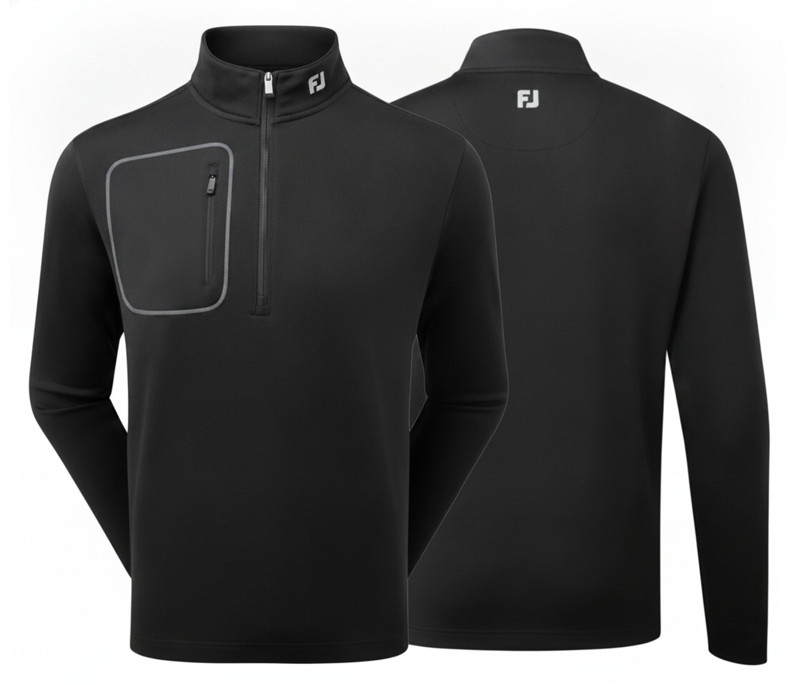 FootJoy ThermoSeries Texture Midlayer herr sweatshirt, svart