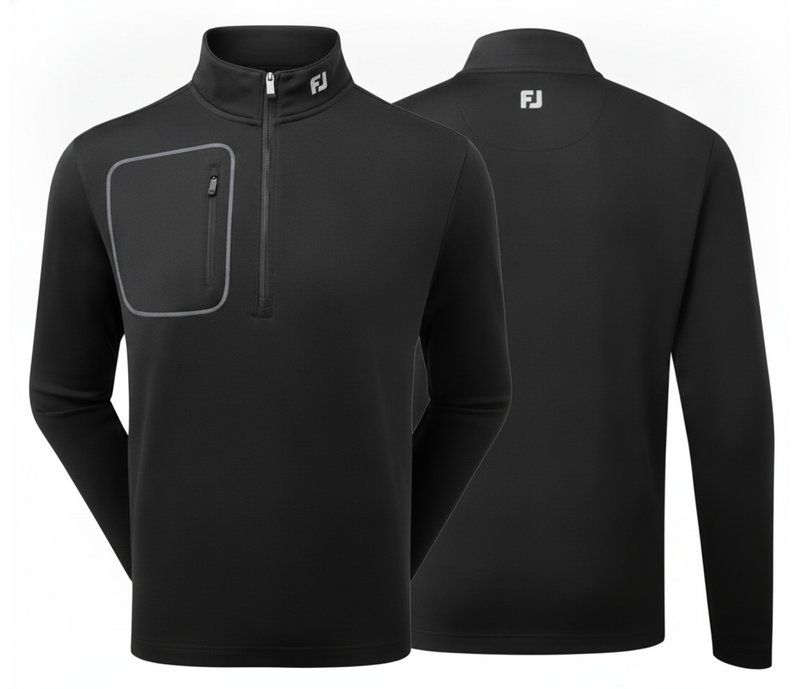 FootJoy ThermoSeries Texture Midlayer herr sweatshirt, svart