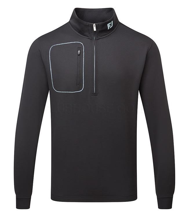 FootJoy ThermoSeries Texture Midlayer herr sweatshirt, svart