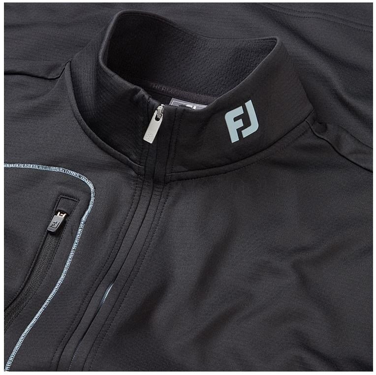 FootJoy ThermoSeries Texture Midlayer herr sweatshirt, svart