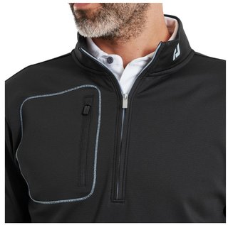 FootJoy ThermoSeries Texture Midlayer herr sweatshirt, svart