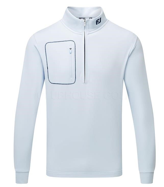 FootJoy ThermoSeries Texture Midlayer herr sweatshirt, mist