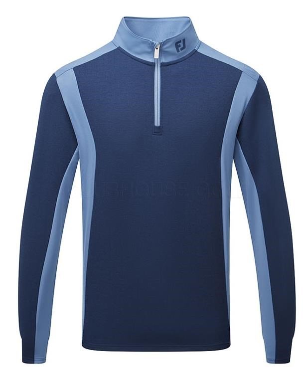 FootJoy ThermoSeries Blocked herr midlayer sweatshirt, navy/midnight