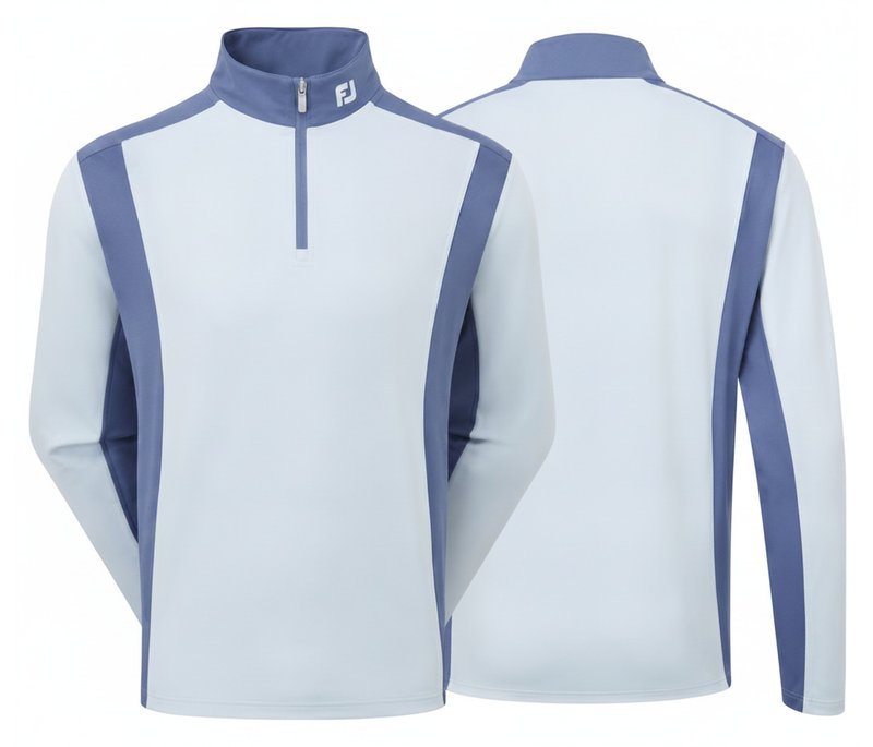 FootJoy ThermoSeries Blocked Midlayer herr sweatshirt, mist/midnight