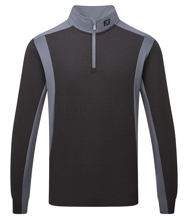 FootJoy ThermoSeries Blocked Midlayer herr sweatshirt, svart/kol