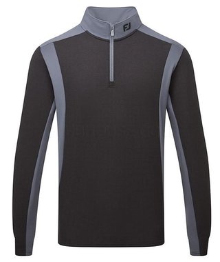 FootJoy ThermoSeries Blocked Midlayer herr sweatshirt, svart/kol